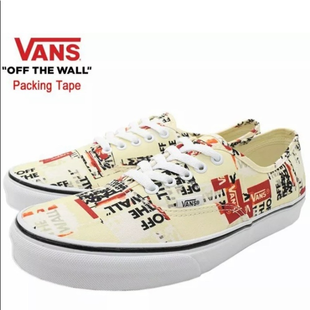 VANS PACKING TAPE PRINTS UNISEX MEN 8=womens 9.5